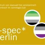 Spektrum von asexuell bis aromantisch Stammtisch im Sonntags-Club