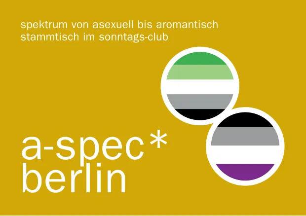 Spektrum von asexuell bis aromantisch Stammtisch im Sonntags-Club
