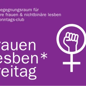 ein Begegnungsraum für queere Frauen & nichtbinäre Lesben im Sonntags-Club