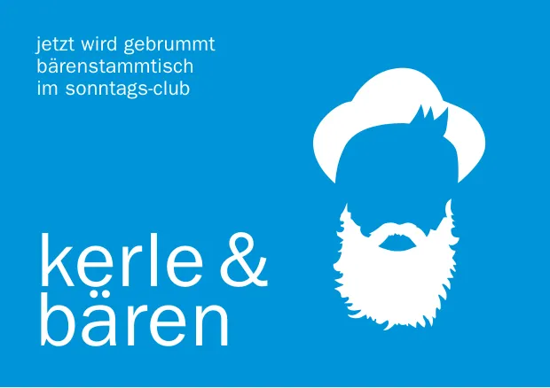 jetzt wird gebrummt Bärenstammtisch im Sonntags-Club