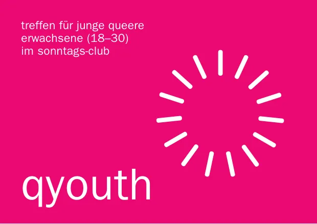 Treffen für junge queere Erwachsene (18–30) im Sonntags-Club